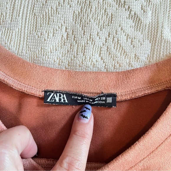 Zara faux suede mini dress - Picture 3 of 10